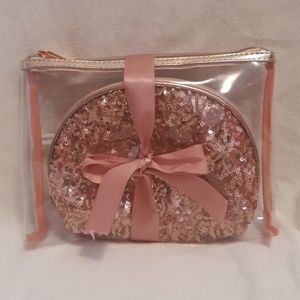 DONATING 7/30 NWOT Rose Gold Cosmetic Gift Pack